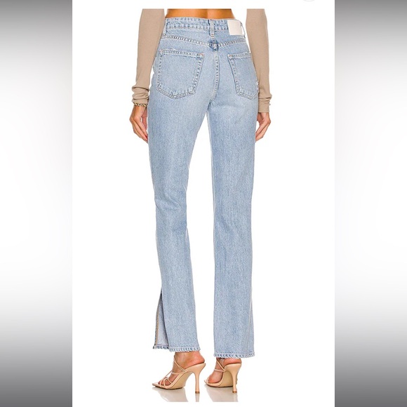 GRLFRND ‘The Harlow’ High Rise Boot Slit Jeans in Hudson Yards - Picture 4 of 8